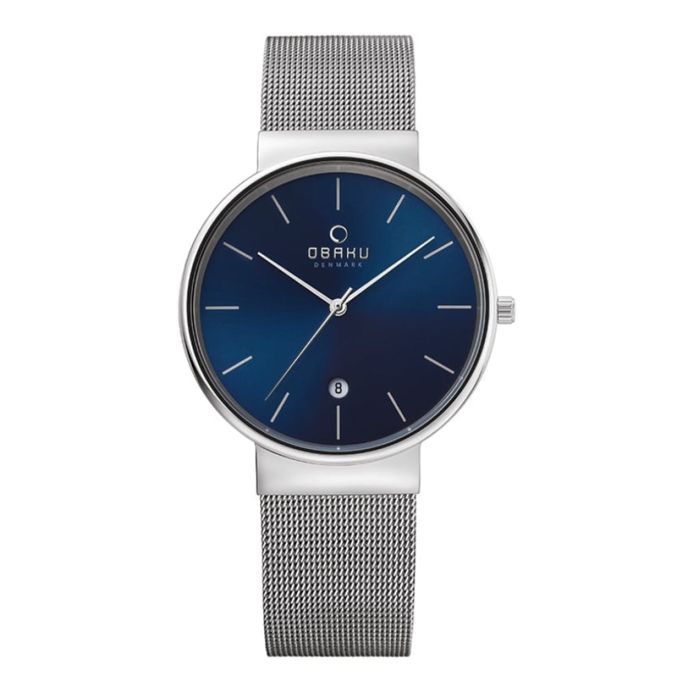 KLAR - CYAN Stainless Steel Date Display Watch