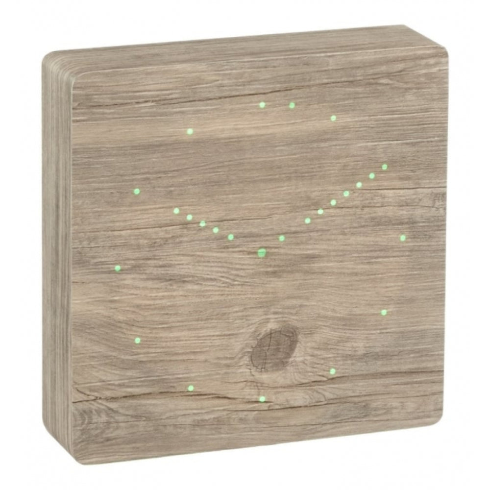 Ash Analogue Click Clock