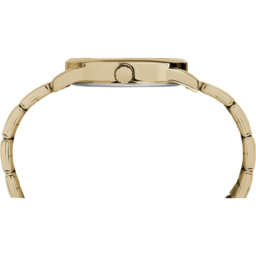 Mens Easy Reader Gold-Tone Bracelet/White Dial