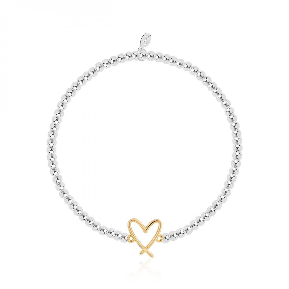 Christmas Cracker | Live Love Sparkle | Silver | 17.5cm Stretch