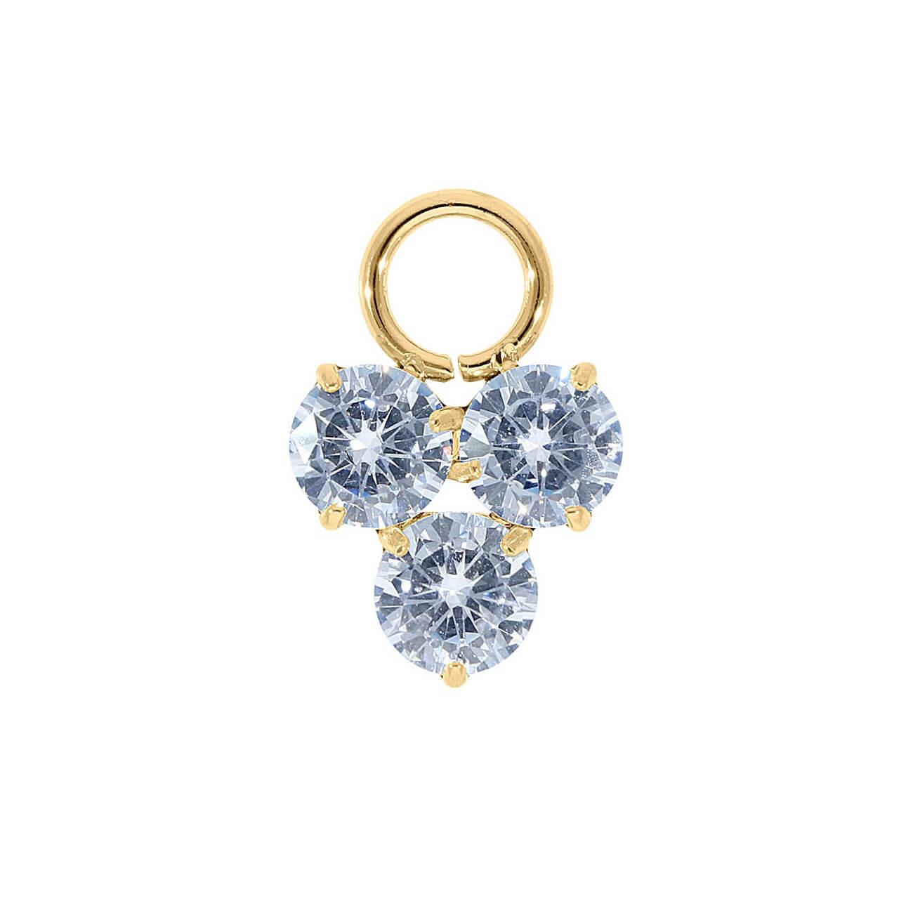 Cervia Crystal 10mm Charm (G/P)