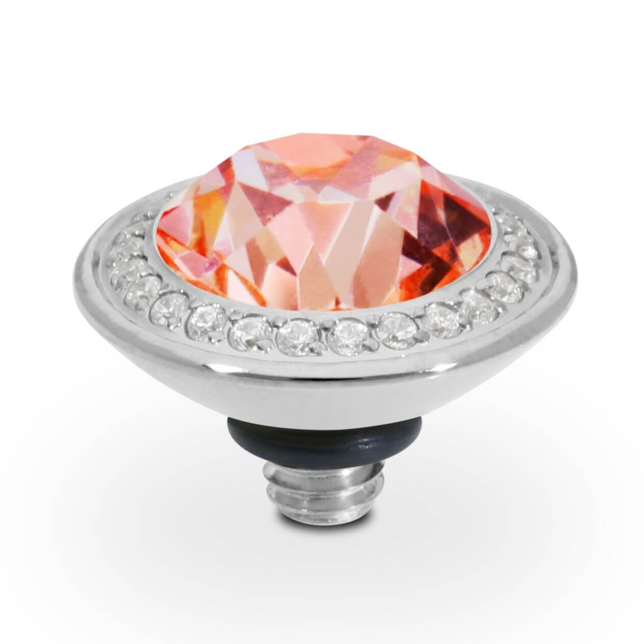 TONDO Deluxe (S/P) 9mm Rose Peach Ring Top