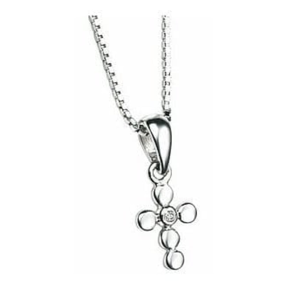 Sterling Silver Girls Cross Necklace