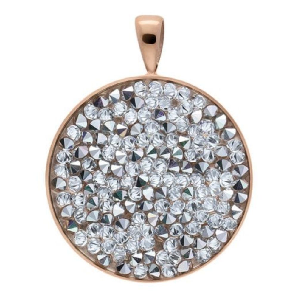 Pendant Tirano Big 25mm Comet Argent Light Crystals In RG