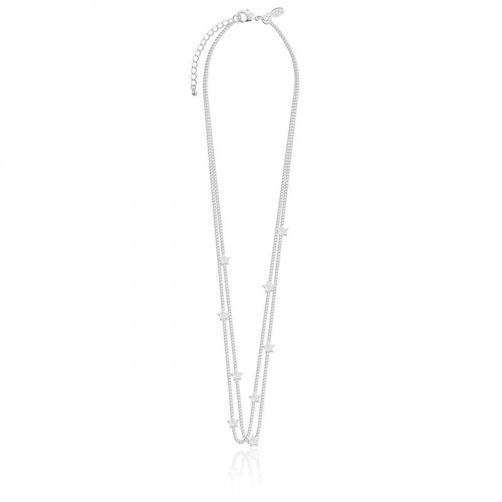 Celeste Silver Stardust Necklace 46cm + 5cm Ext