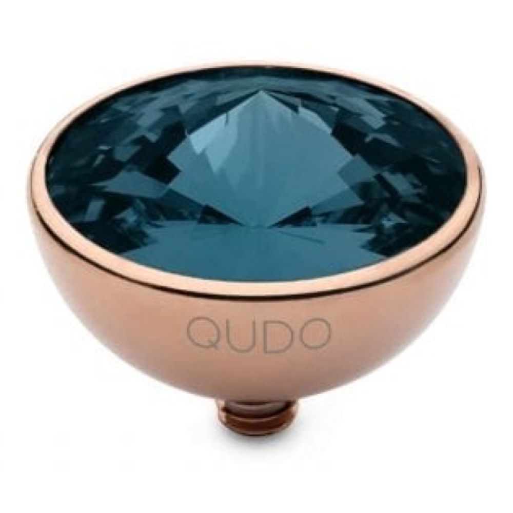 Famosa Rose Gold 13mm Bottone Ring Top Montana