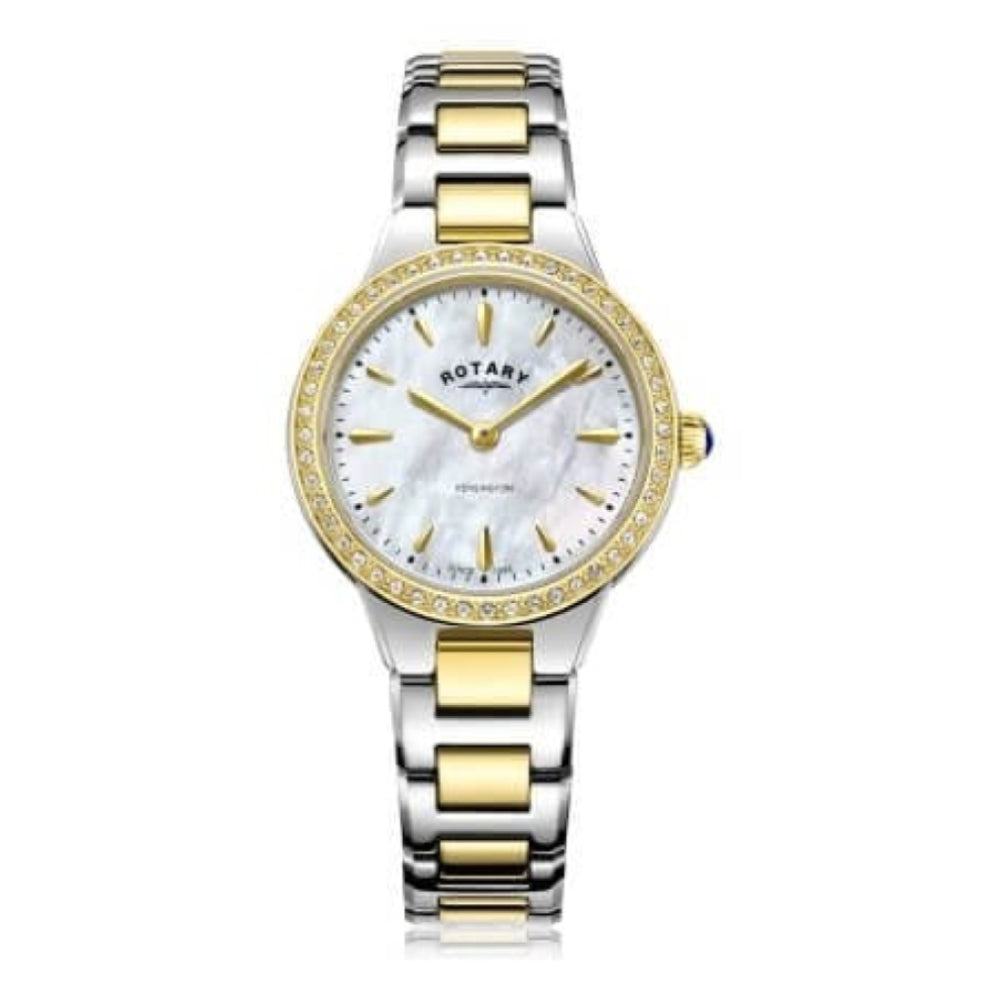 Ladies Bracelets Two Tone Gold