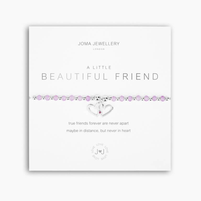 Colour Pop A Little | Beautiful Friend | Silver | Bracelet | 17.5cm Stretch