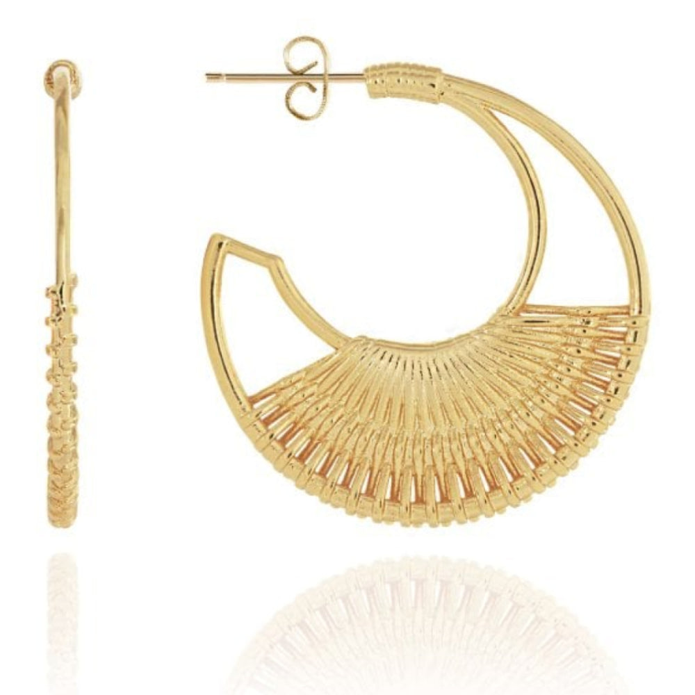 Statement Earrings | Woven | Hoop Earrings