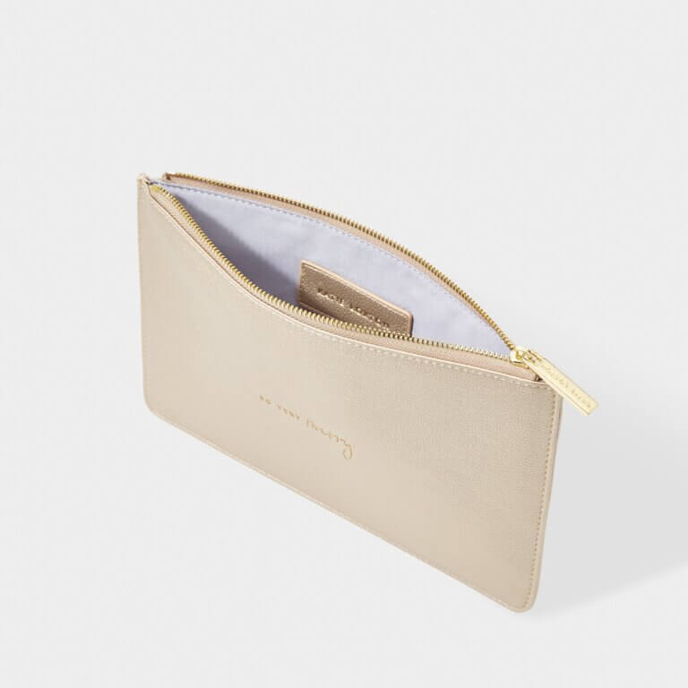 Christmas Pouch | So Very Merry | Gold