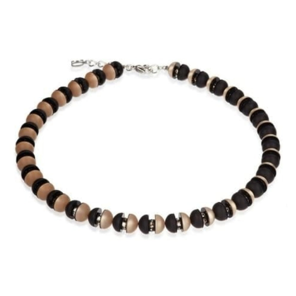 Ladies Rhinestone & Swarovski Circular Bead Necklace