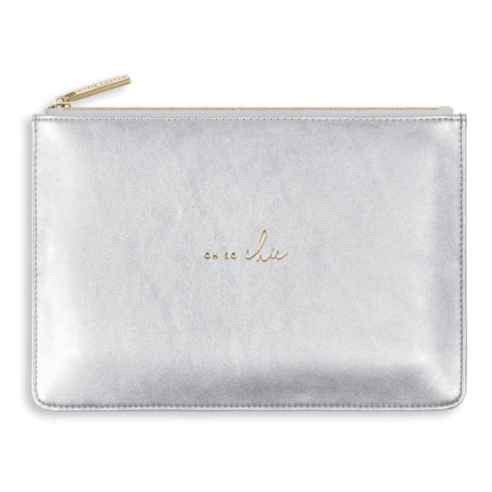 Perfect Pouch - Oh So Chic - Silver -16x24cm