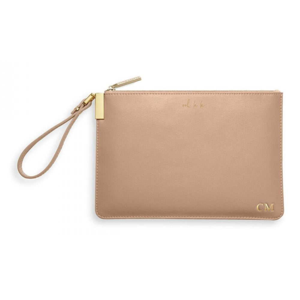 Secret Message Pouch | Ooh La La, Girls Just Wanna Have Fun | Taupe | 16 X 24 Cm