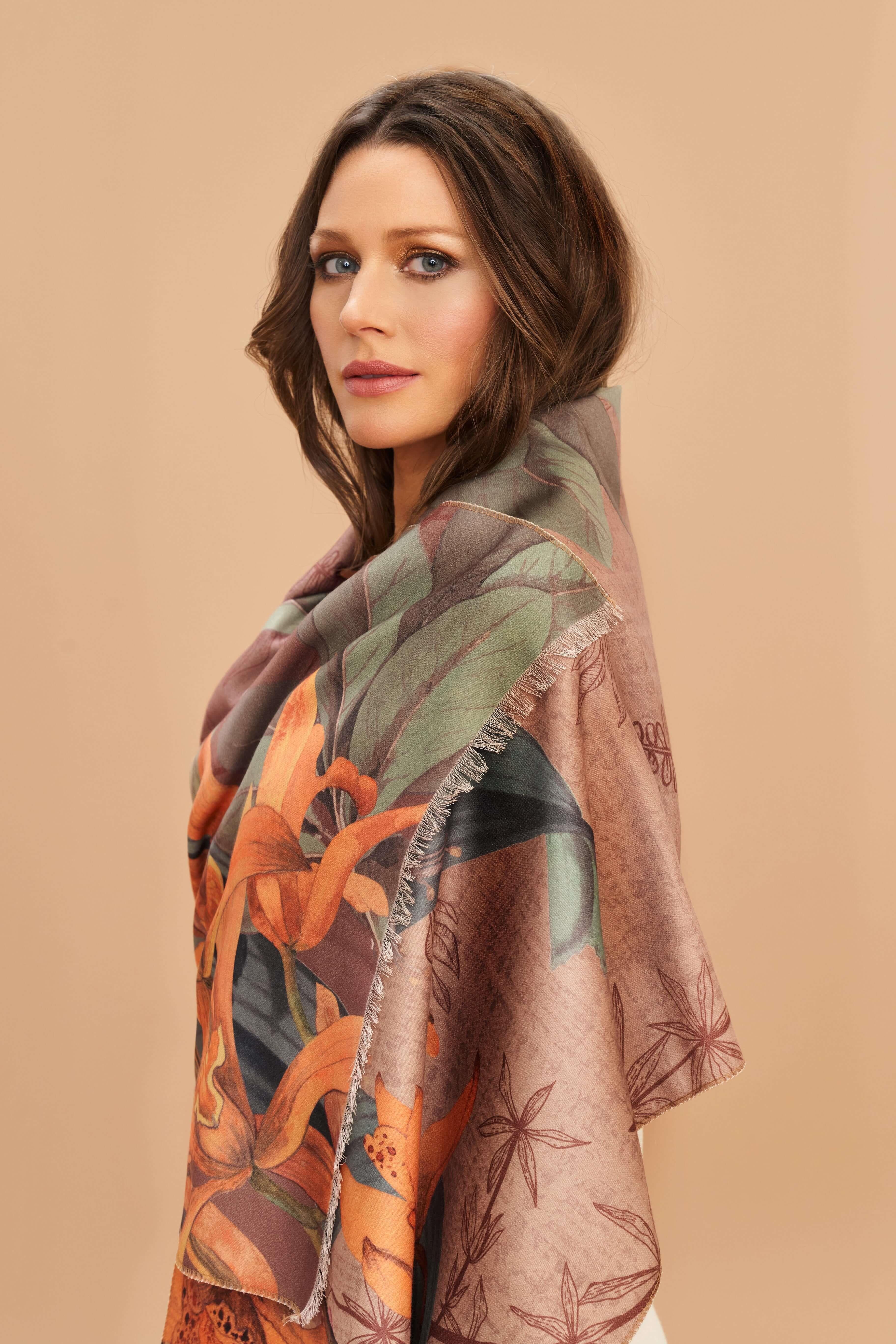 Luxurious Botany Bliss Scarf
