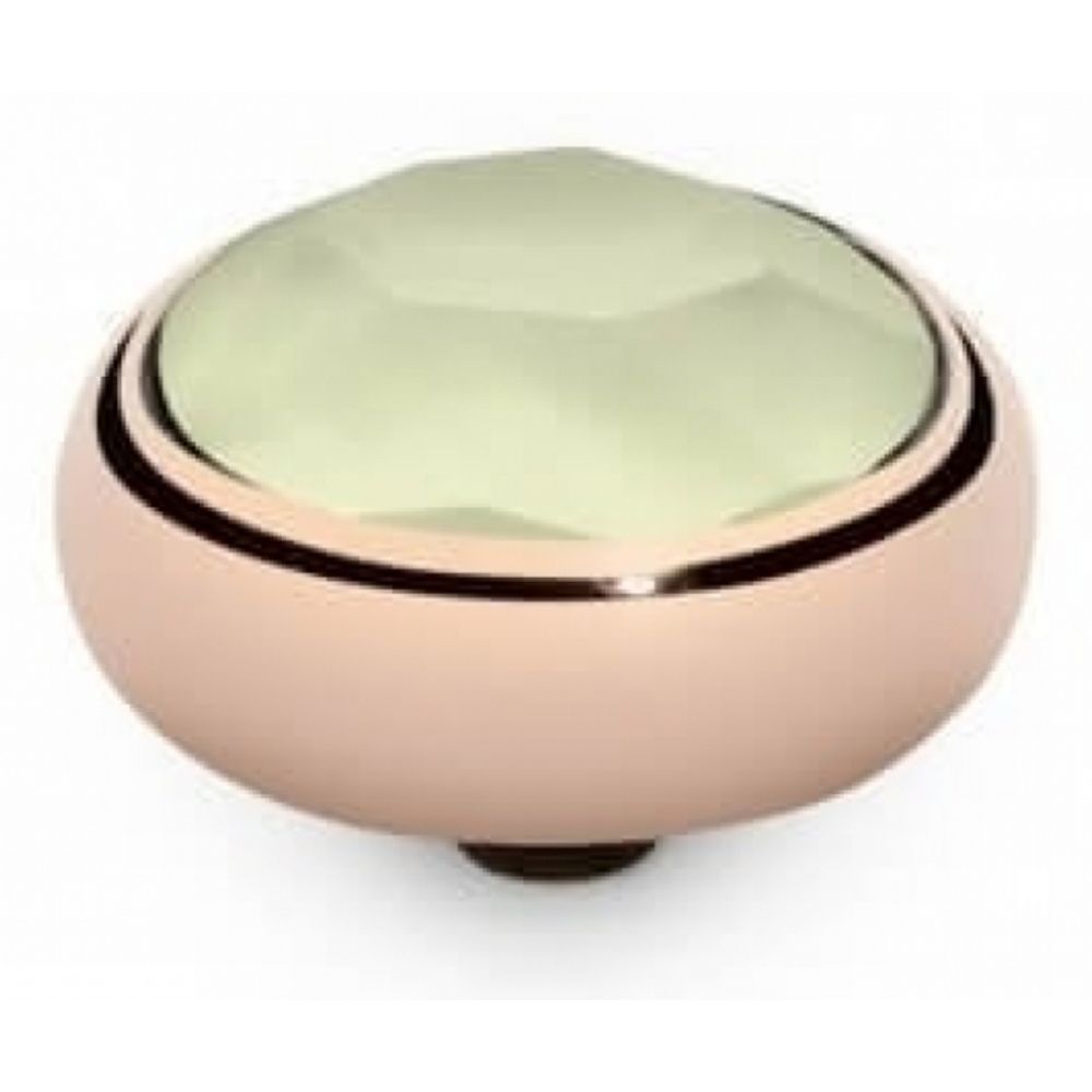 Famosa Powder Yellow Rose Gold Sesto 10mm Ring Top