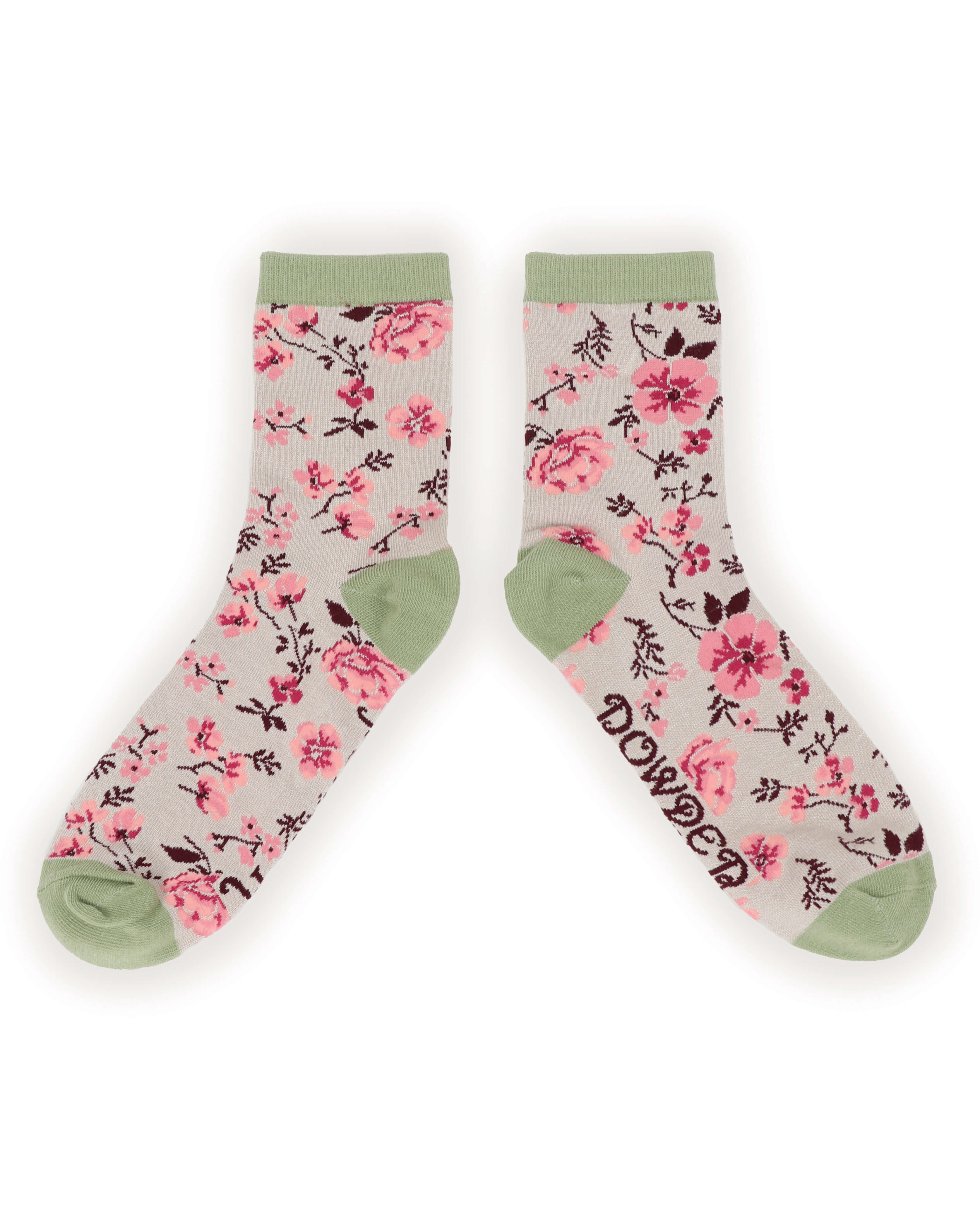 Ladies Ankle Socks - Pink Blossom
