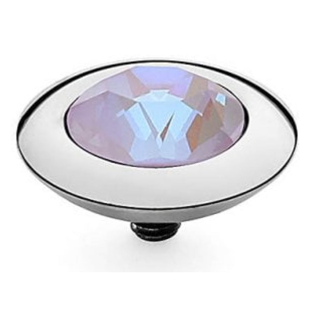 13mm Interchangeable Tondo Lavender Delite Crystal Top in S/P