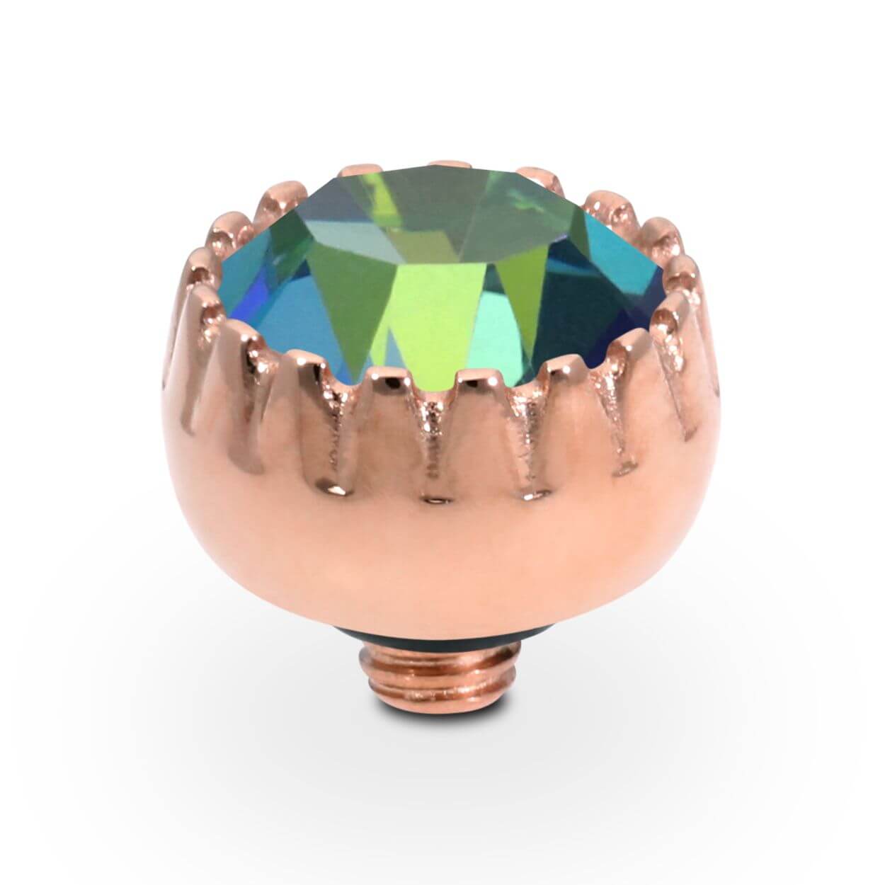 LONDON Small (RG/P) 10mm Bermuda Blue Ring Top
