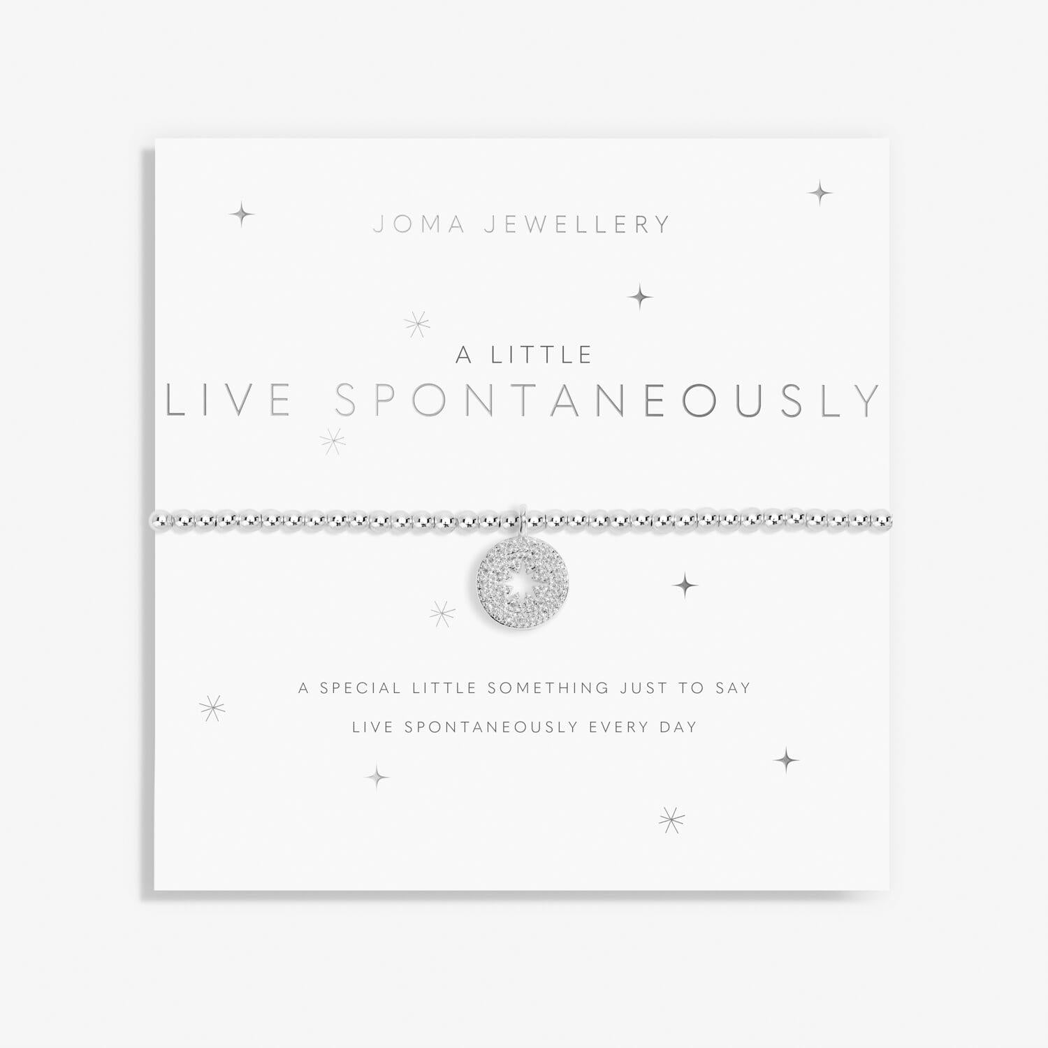 A Little 'Live Spontaneously' Bracelet