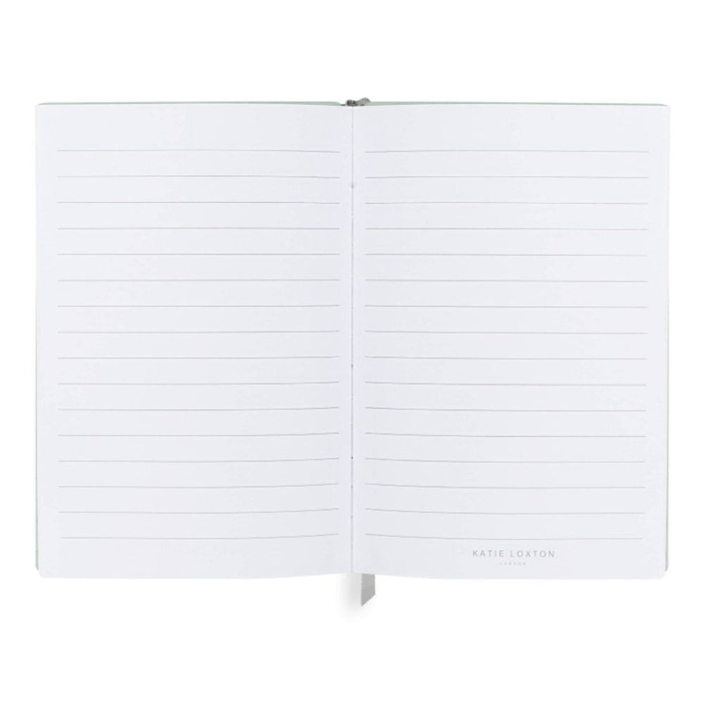 Small Notebook - Shine Bright - Metallic Seafoam Green - 18.5x12.5cm