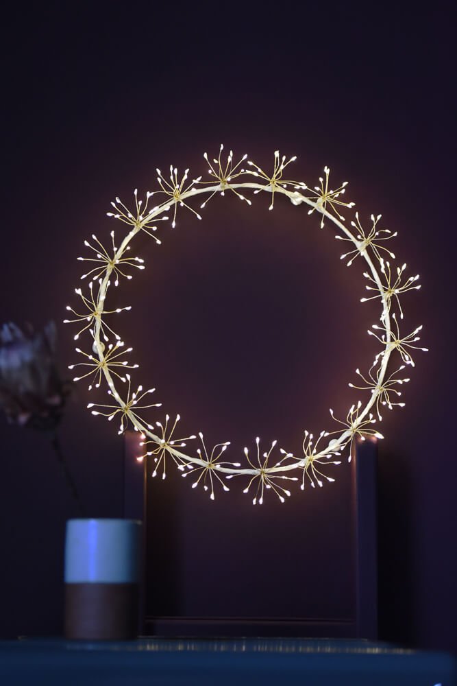 Starburst Wreath LED Light Ornament