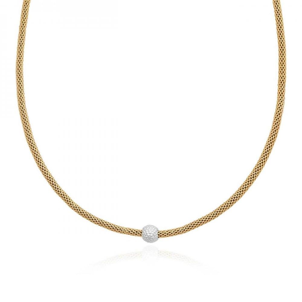 Halo Gold/Silver Venetian Chain Bobble Necklace