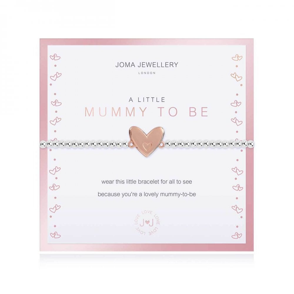 Beautifully Boxed A Littles | Mummy To Be | Silver | Bracelet | 17.5cm Stretch