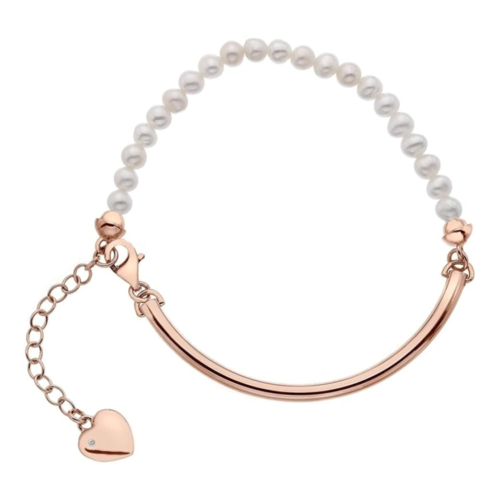 Festival Rose Gold Plated Bracelet - Mother of Pearl