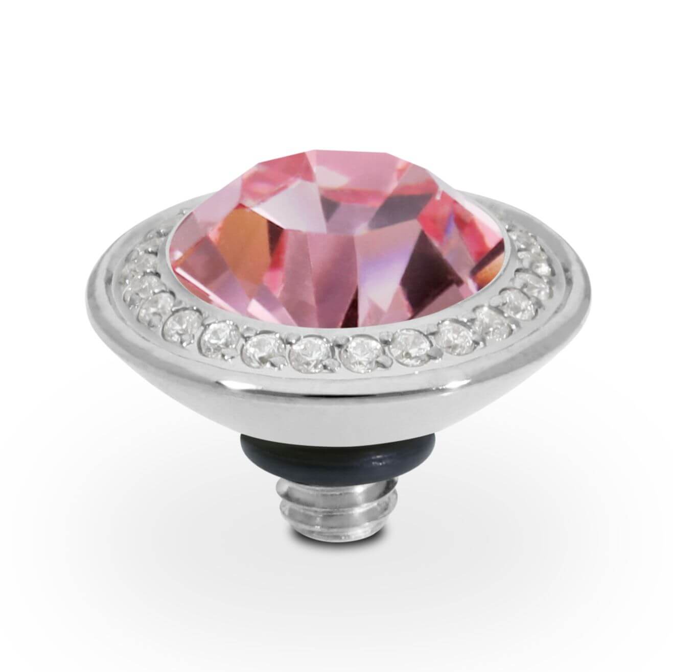 TONDO Deluxe (S/P) 9mm Light Rose Ring Top