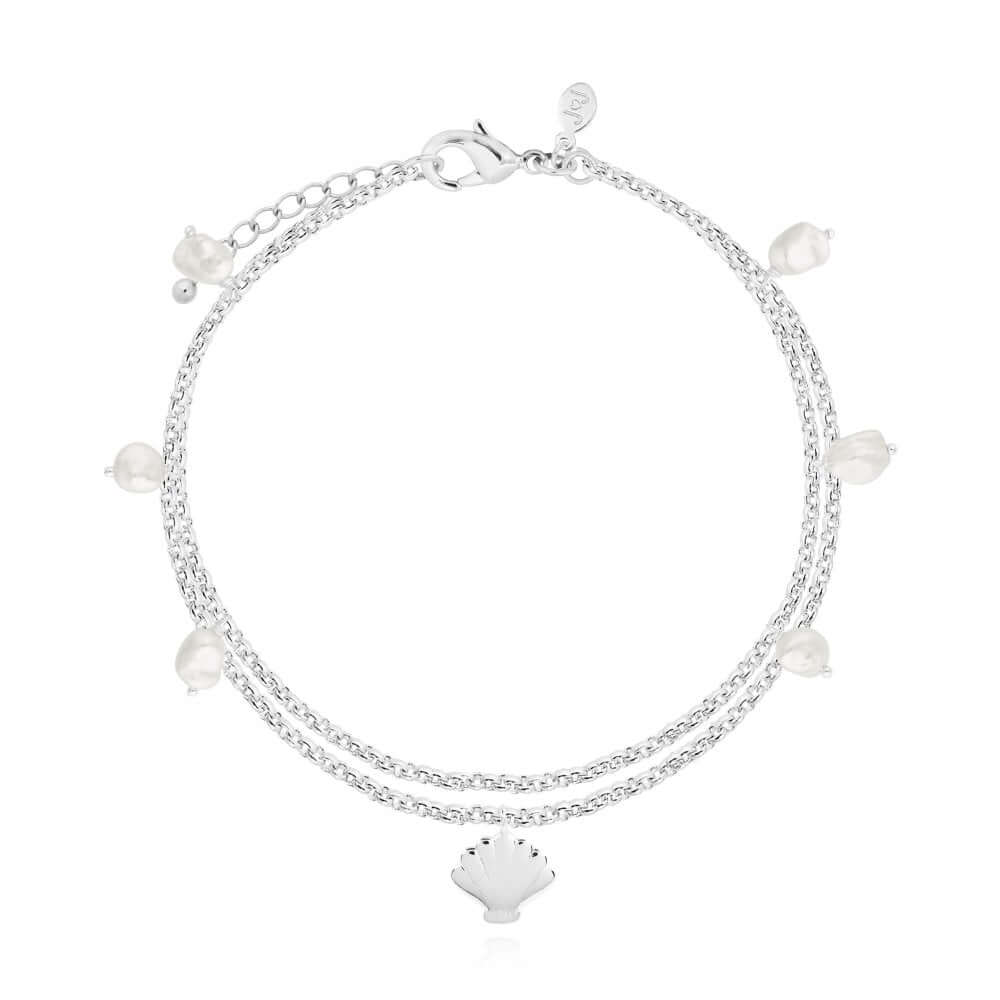 Serena | Silver | Shell Pearl | Bracelet | 18cm + 3cm Extender