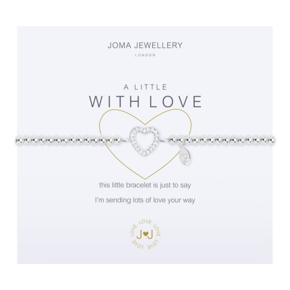 a little WITH LOVE - silver bracelet