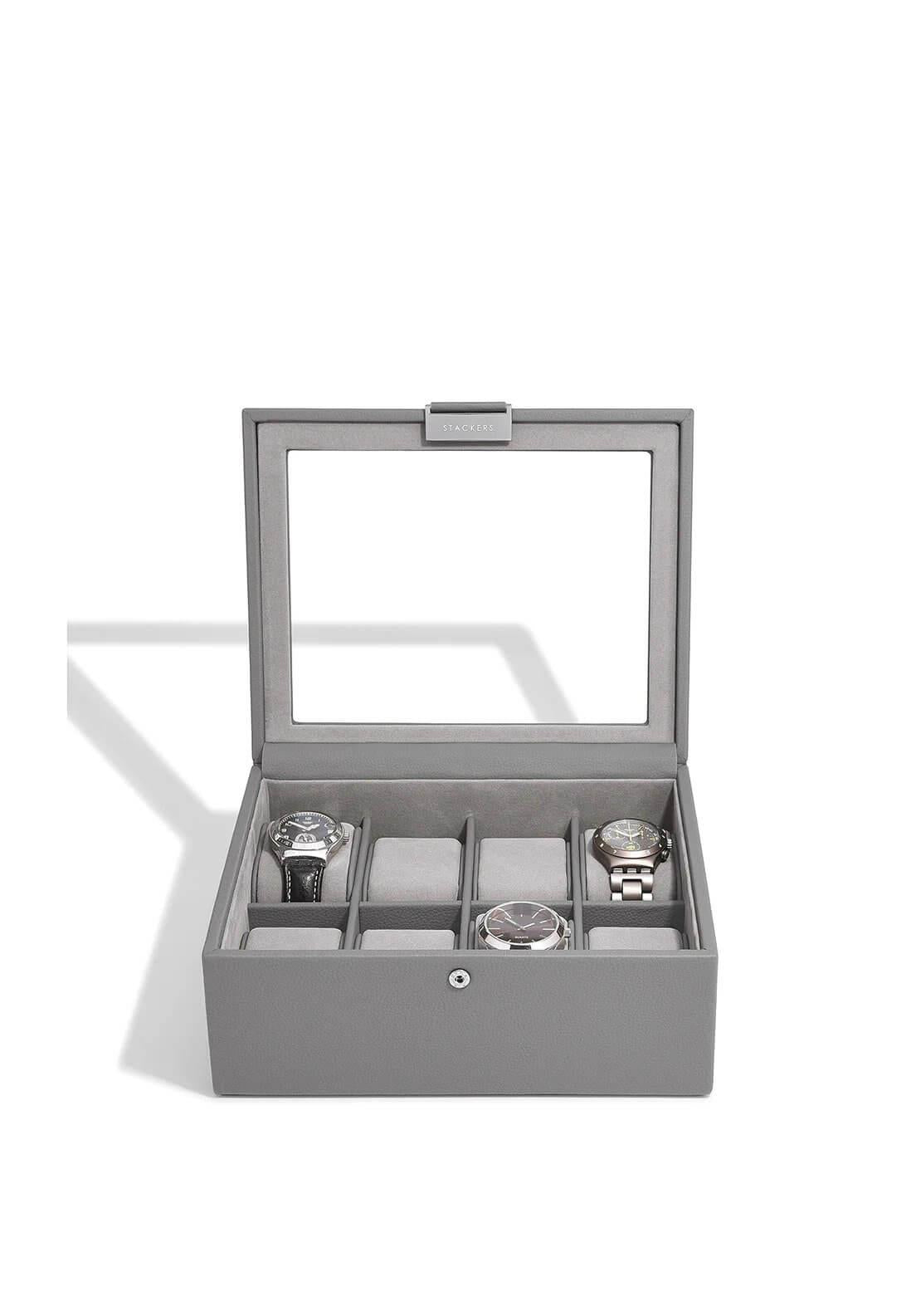 Slate Grey 8 Piece Watch Box