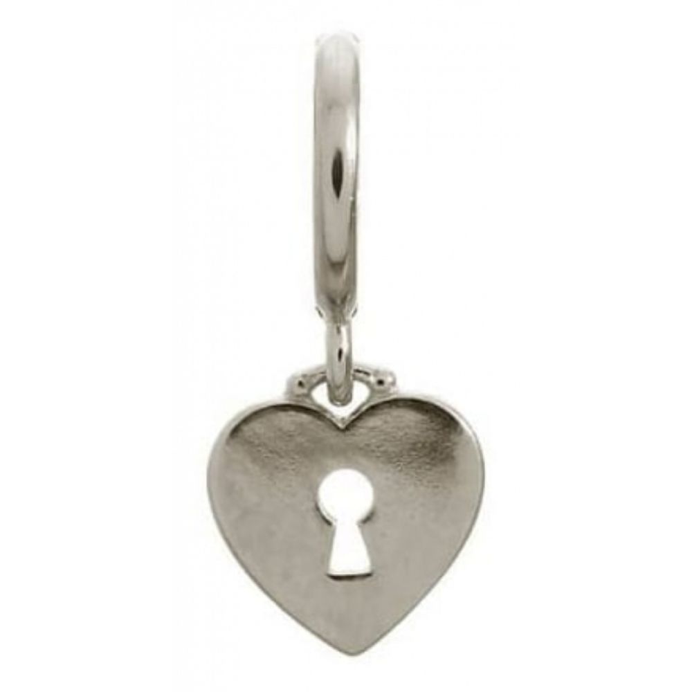 Sterling Silver Key Coin Charm