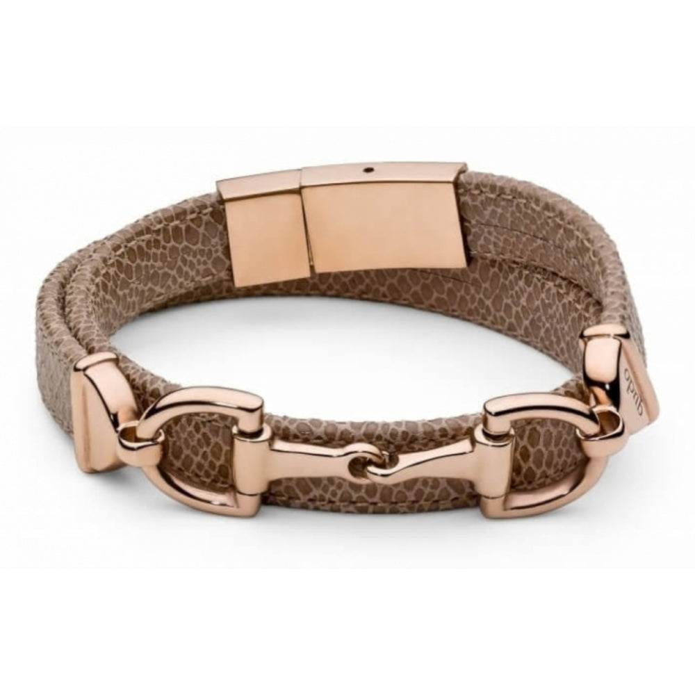 Napoli Kenya Nude Leather Bracelet