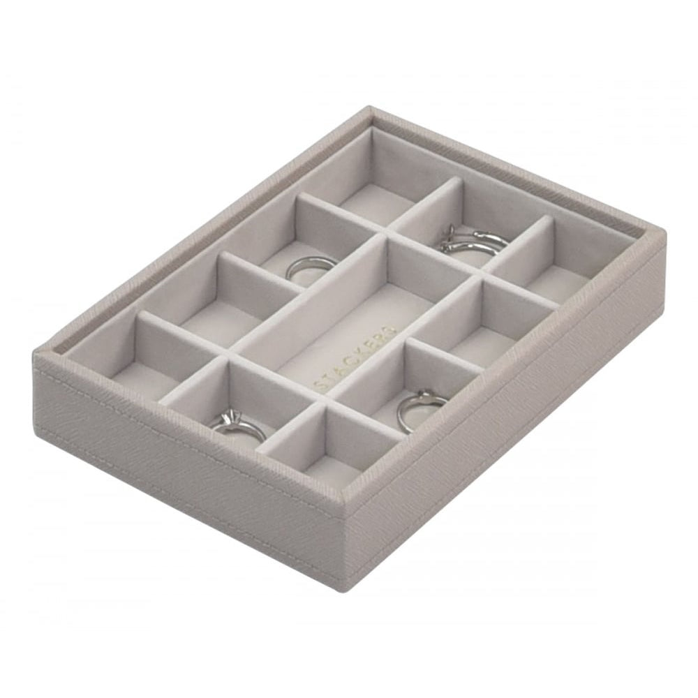 Mini Taupe & Grey 11 Section Stacker