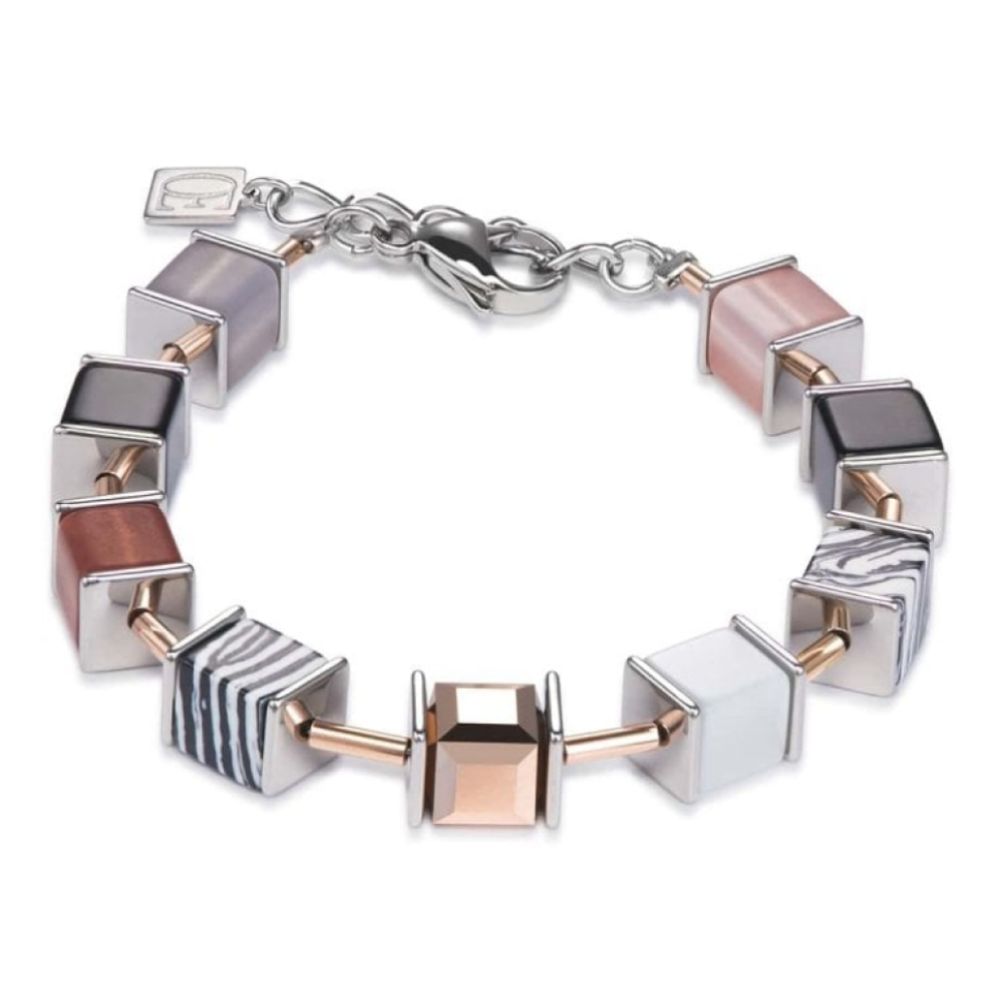 Geo Cube Nude Bracelet