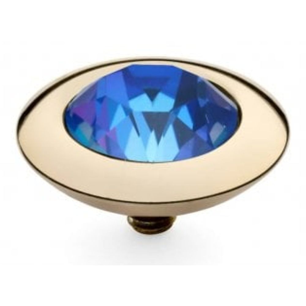 Royal Blue Delite Crystal Interchangeable Top Tondo (G/P)