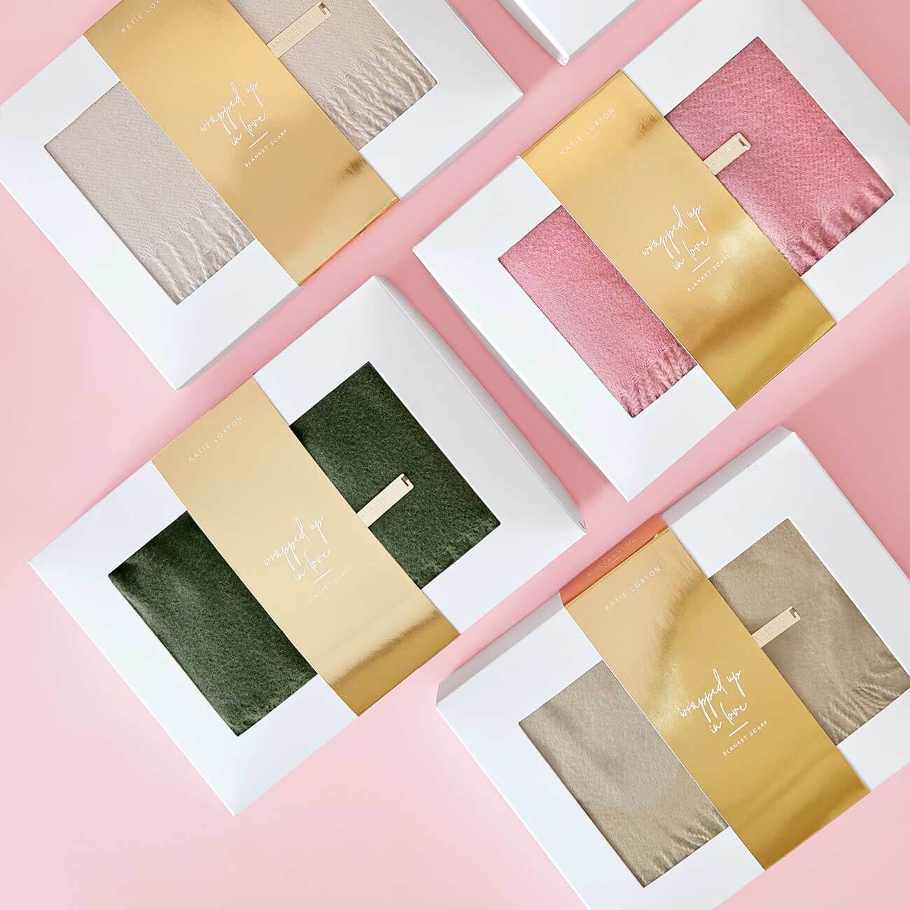 Thick Plain Scarf | Khaki