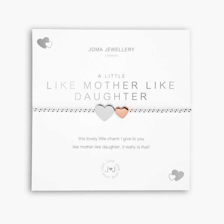 A Little | Like Mother Like Daughter | Silver | Bracelet | 17.5cm Stretch