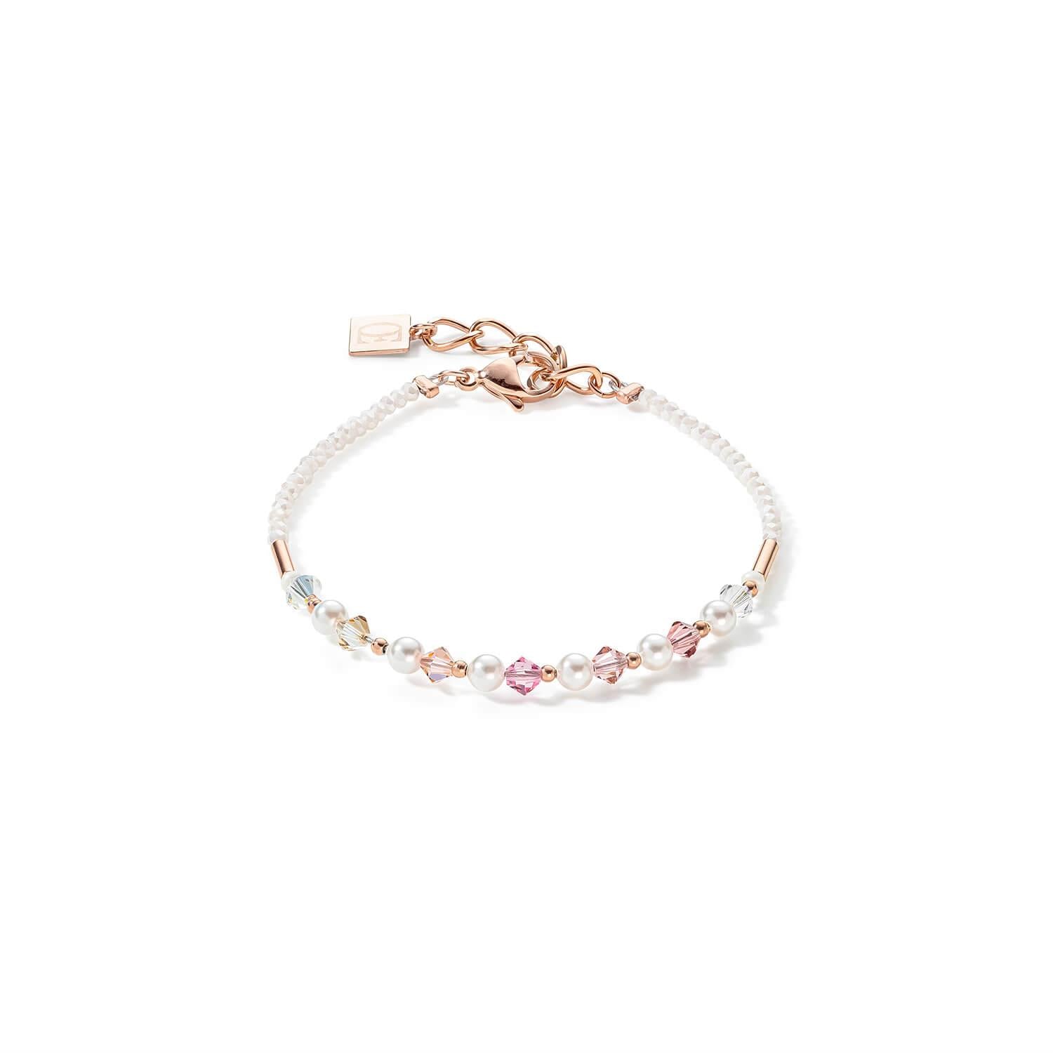 Rose Gold Light Rose Princess Pearls Bracelet