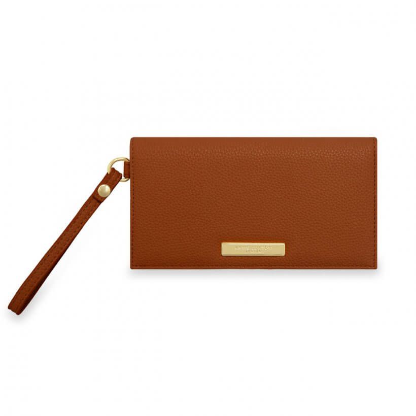 Cleo Wristlet | Cognac