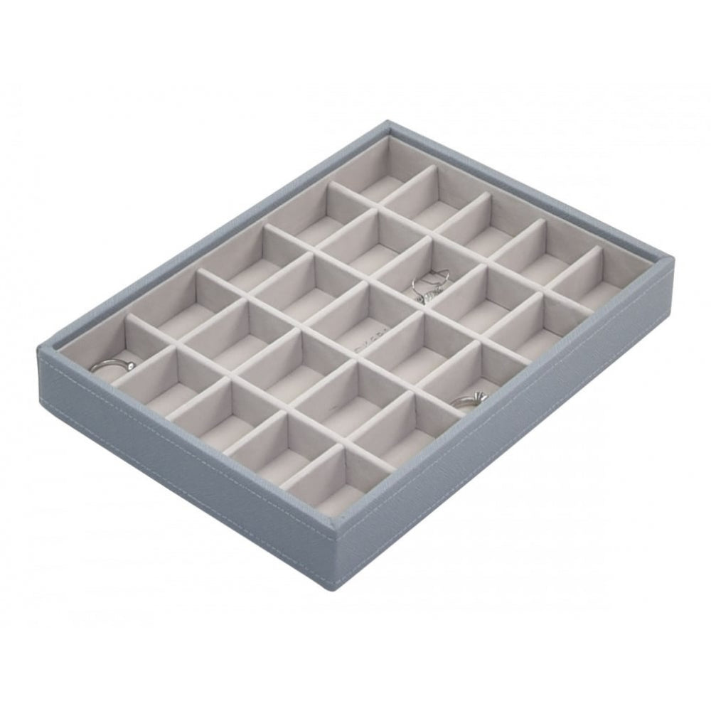 Classic Dusky Blue & Grey 25 Sections Stacker