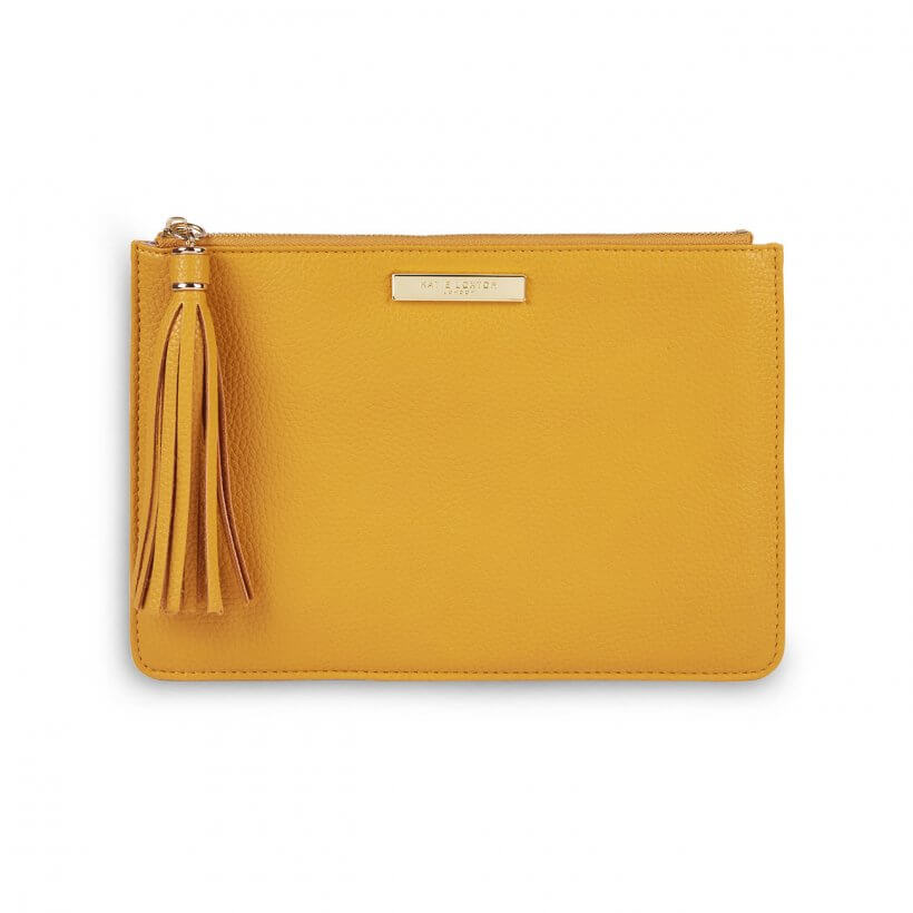 Sophia Tassel Pouch | Ochre