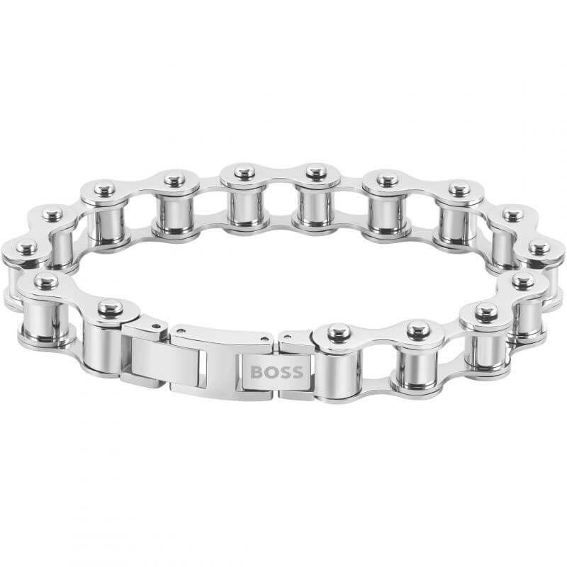 Cycle Stainless Steel Mens Bracelet