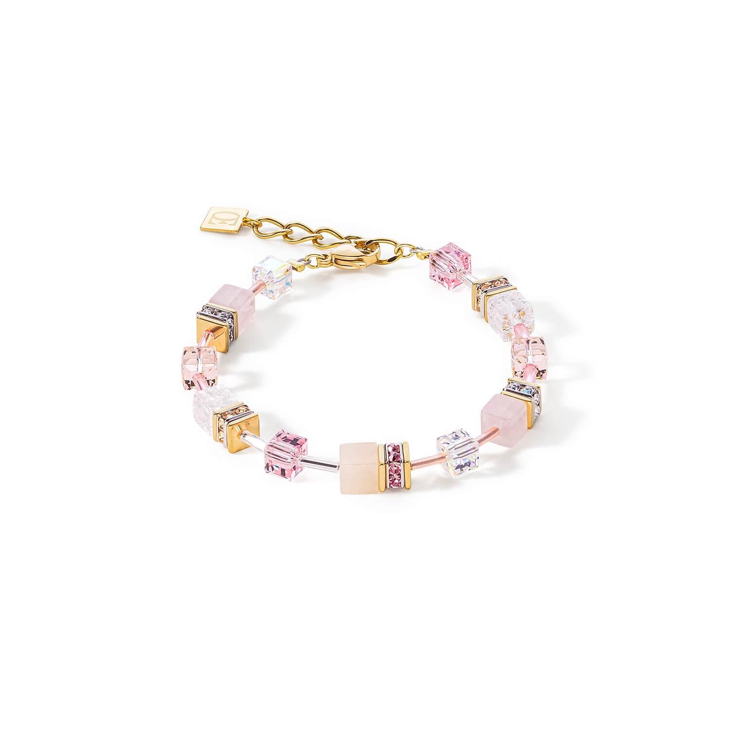 Light Rose GeoCUBE Iconic Precious Bracelet