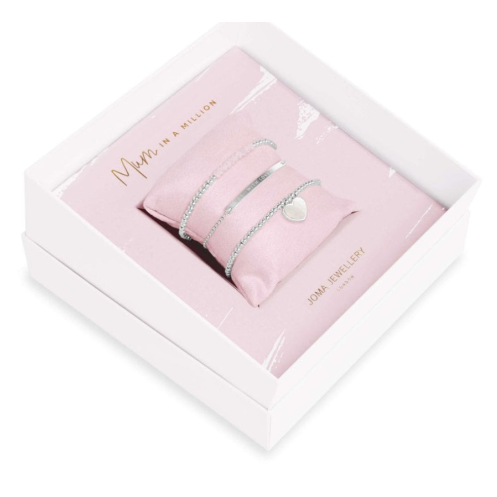 Occasion Gift Box | Wonderful Mum | Bracelets | 2x 17.5cm Stretch 1x 20cm Adjustable