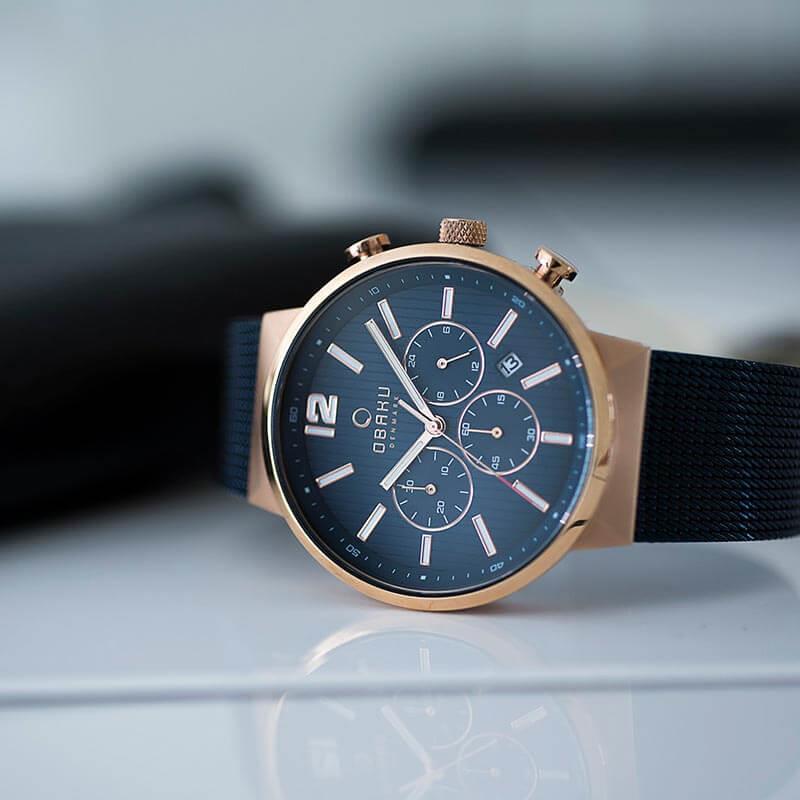 STORM - OCEAN Blue Mesh Gents Watch