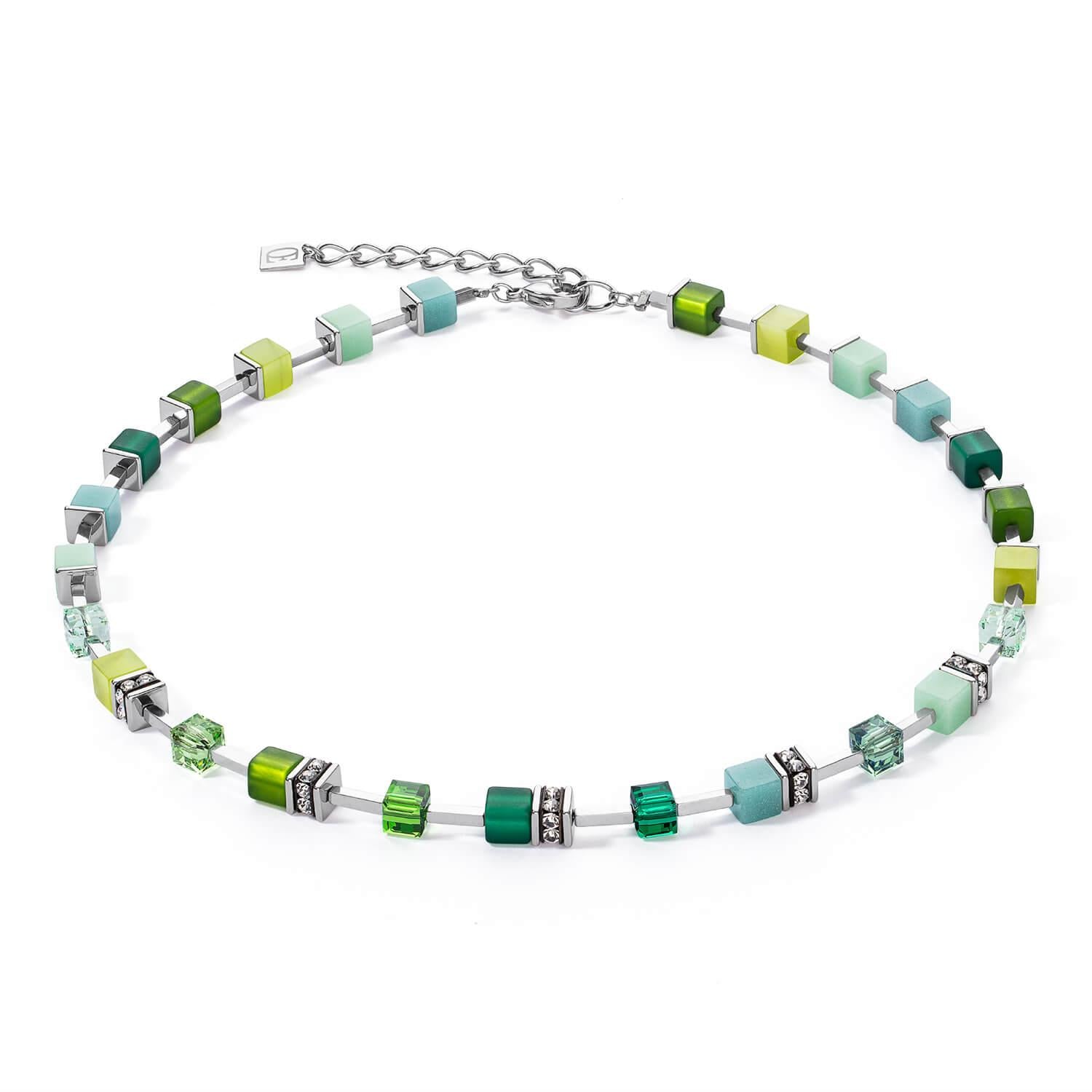 GeoCUBE Iconic Pure Necklace In Green