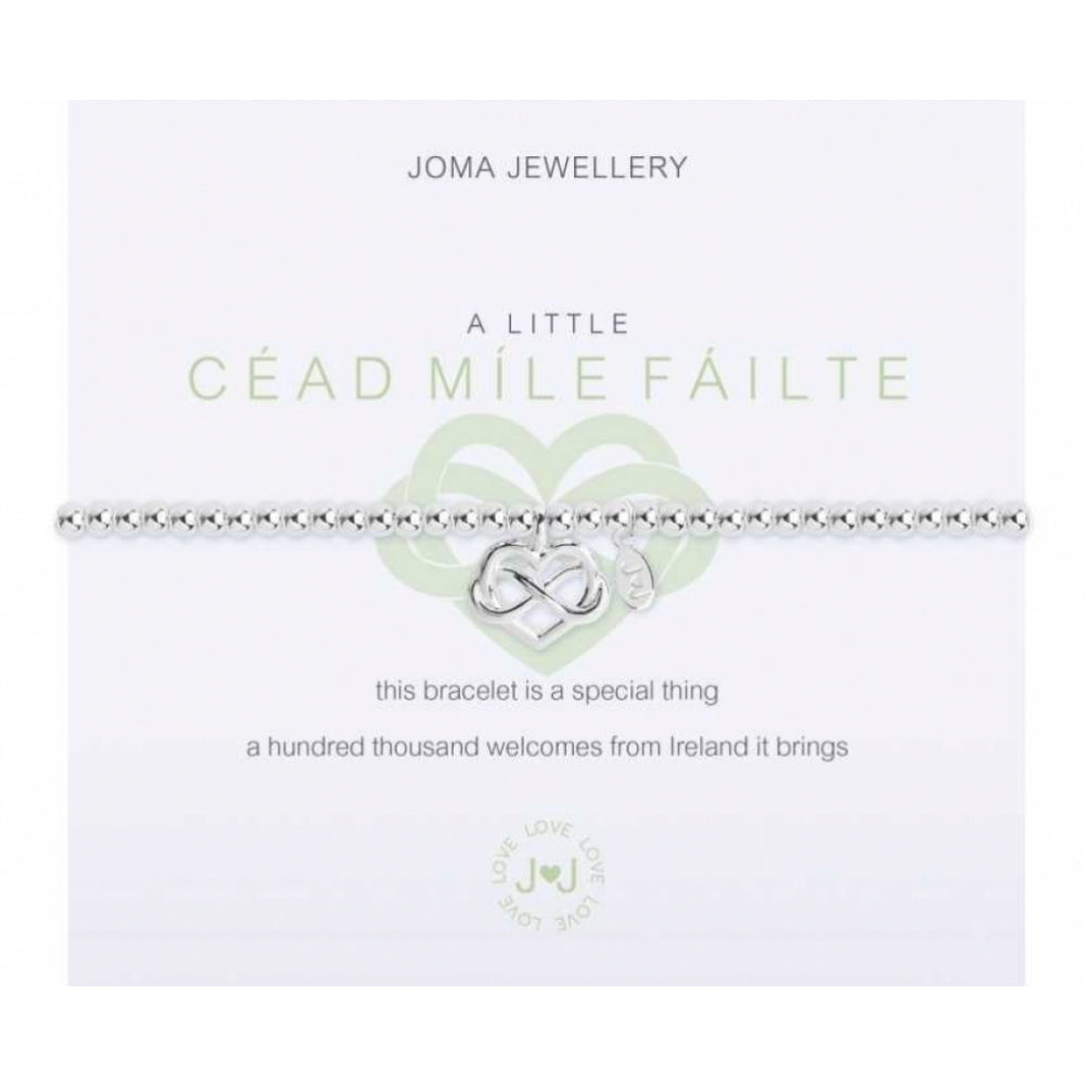 A Little CEAD MILE FAILTE ( a Hundred Thousands Welcomes) Bracelet