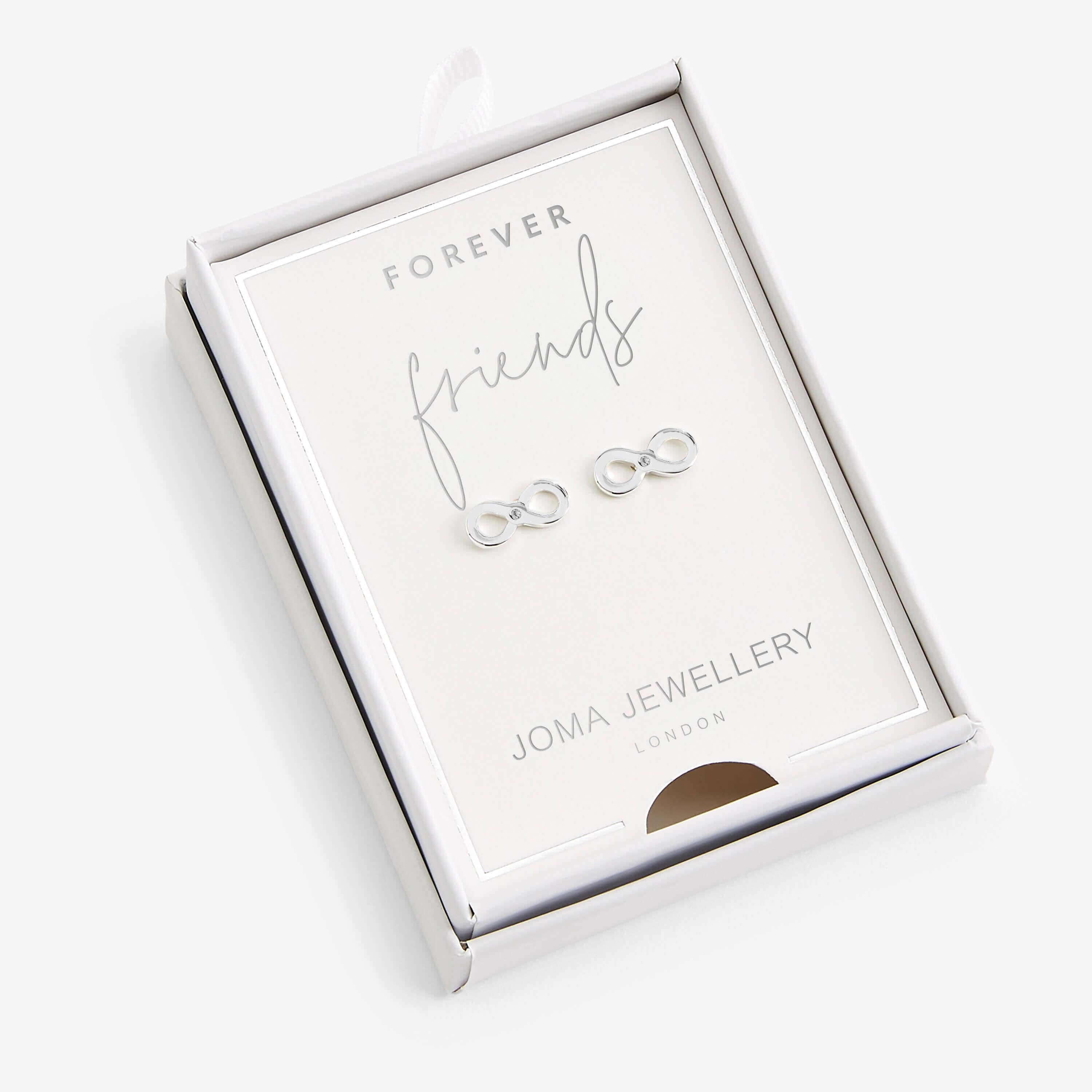 Treasure The Little Things | Forever Friends | Silver | Earring Box